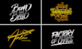 design hand drawn logo or hand lettering design