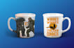 create a custom coffee mug design