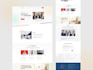 design a clean landing page and web application design