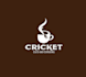 design cricket cafe catering logo