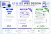 design unique UI and UX web pages
