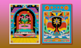 create colorful psychedelic and trippy style illustration