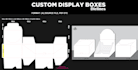 create packaging box dieline, die cut and cut lines template