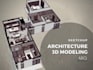 create sketchup 3d model for architectural project