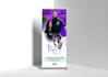 design retractable banner, backdrop, roll up, church banner