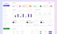 saas dashboard UI UX, web app and admin panel in figma