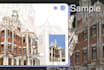 draw your house or building in to cartoon ilustration