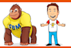 create a cartoon character for you