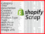 scrap 30k product data from etsy, shopify, amazon, any site