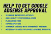 help you to get google adsense approval