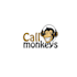 design call monkeys logo in  1 day