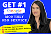 do monthly SEO service with high da backlinks