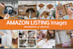 design amazon product infographic or amazon product listing images