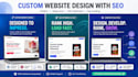 create custom website design with SEO
