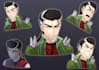 make character face expressions anime illustration