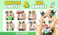 create custom twitch emotes and sub badges