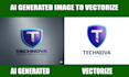 vectorize your ai generated logo or graphics