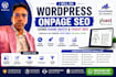 do wordpress on page SEO using rankmath or yoast