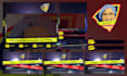 design professional obs stream logo overlay pack for twitch and youtube