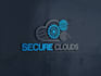 do modern technology, cyber, security, tech, cloud logo design