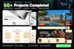 design a modern business website with custom development