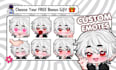 draw custom twitch and discord emotes static and animated for stream