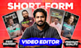 do talking head youtube, instagram short form video editing for coaches