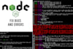 fix bug and issues in your react next js express nodejs css