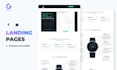 design a visually appealing landing page to attract visitors