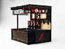 design a 3d vending machine or trade booth