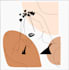 draw minimalistic faceless portrait