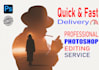 do professional photoshop editing and quick delivery