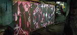 make real graffiti or mural on the wall