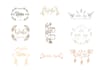 design boho, feminine, hand drawn logo