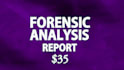 prepare forensic report for you