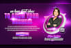 design webinar, live conference, social post, flyer, banners