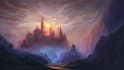 draw detailed digital fantasy landscapes