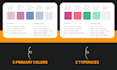 create a custom color palette and font pairing that attracts your ideal customer