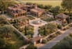 realistic 3d front house elevation rendering
