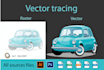 recreate, redesign, update, or edit vector tracing of your ai image or logo