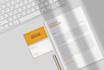 design business card, letterhead, envelope and qr code
