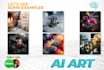 generate unique art with artificial intelligence