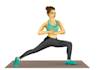 draw yoga exercise workout illustrations any line drawings