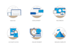realistic icon design or button set for your website