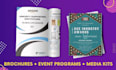 design your professional event program, brochure
