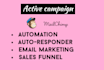 setup commerce email marketing flows, mailchimp email campaign, monthly manage