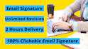 do clickable email signature and email template