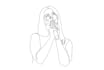draw single line art illustration in 12 hours
