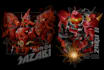 draw gundam, gunpla, mecha into scribble sketch art
