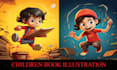 design children book illustration and cover children story book illustration